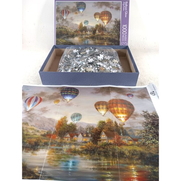 Balloon Glow 1000 Piece Jigsaw Puzzle Nicky Boehme by Crown Point Graphics - Picture 4 of 4